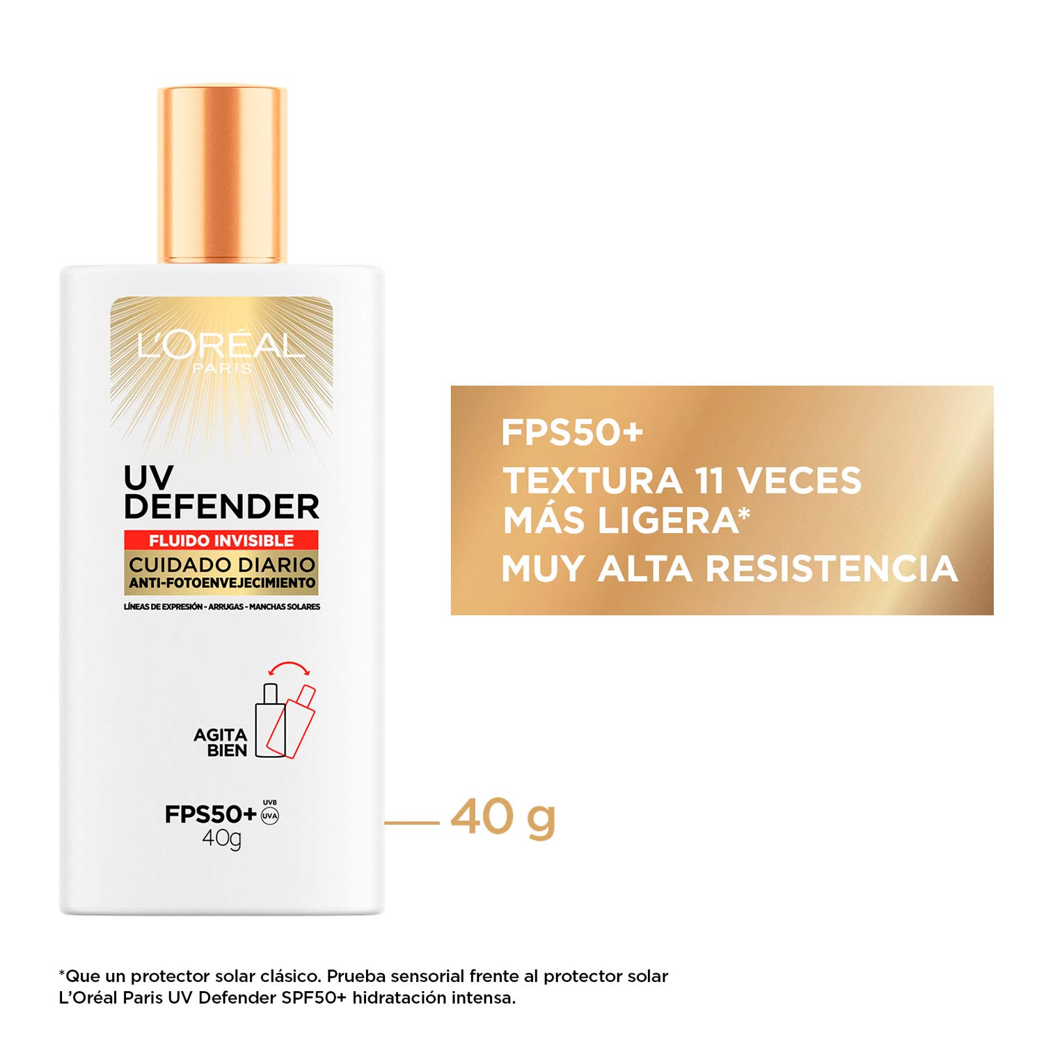 UV DEFENDER FLUIDO INVISIBLE FPS50+