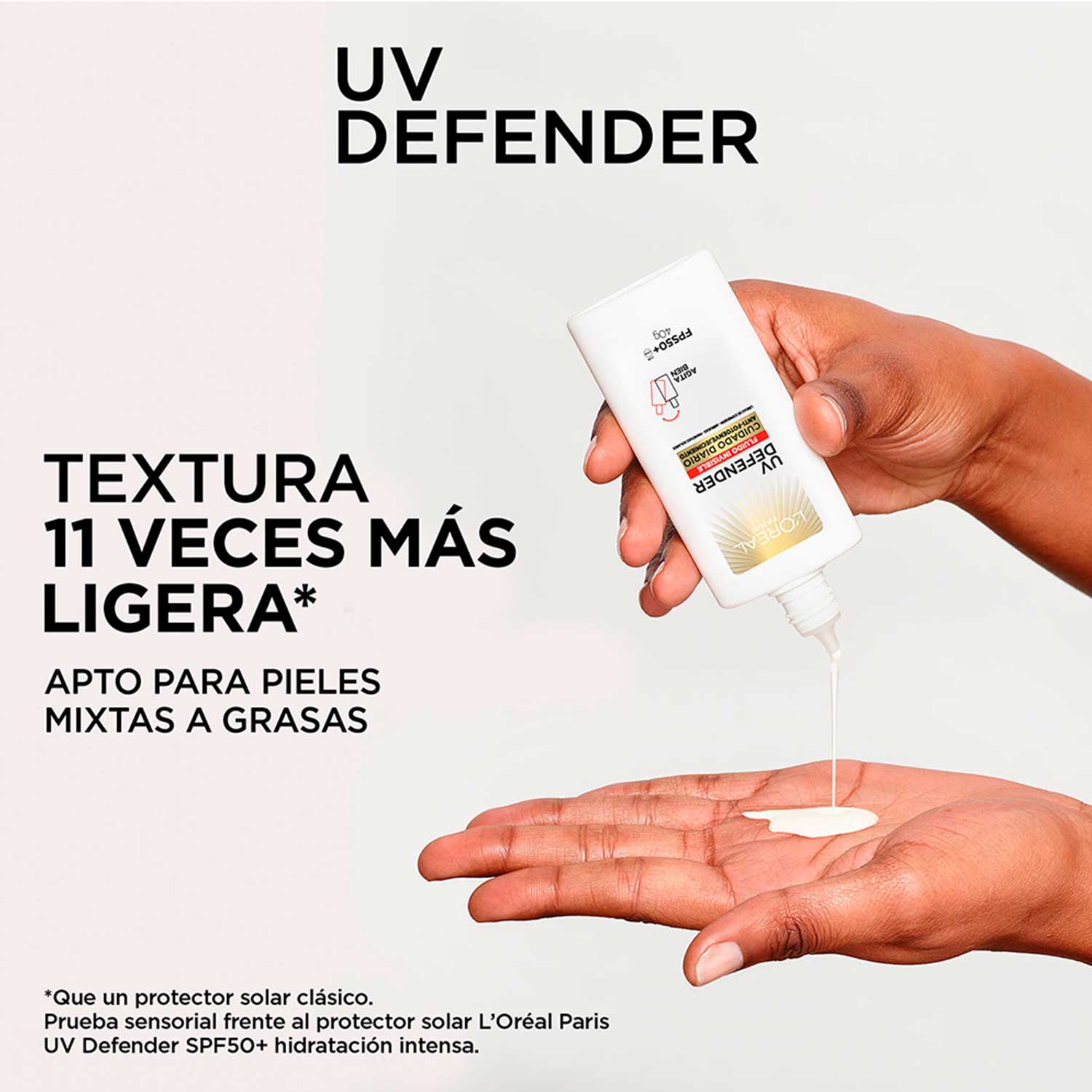 UV DEFENDER FLUIDO INVISIBLE FPS50+