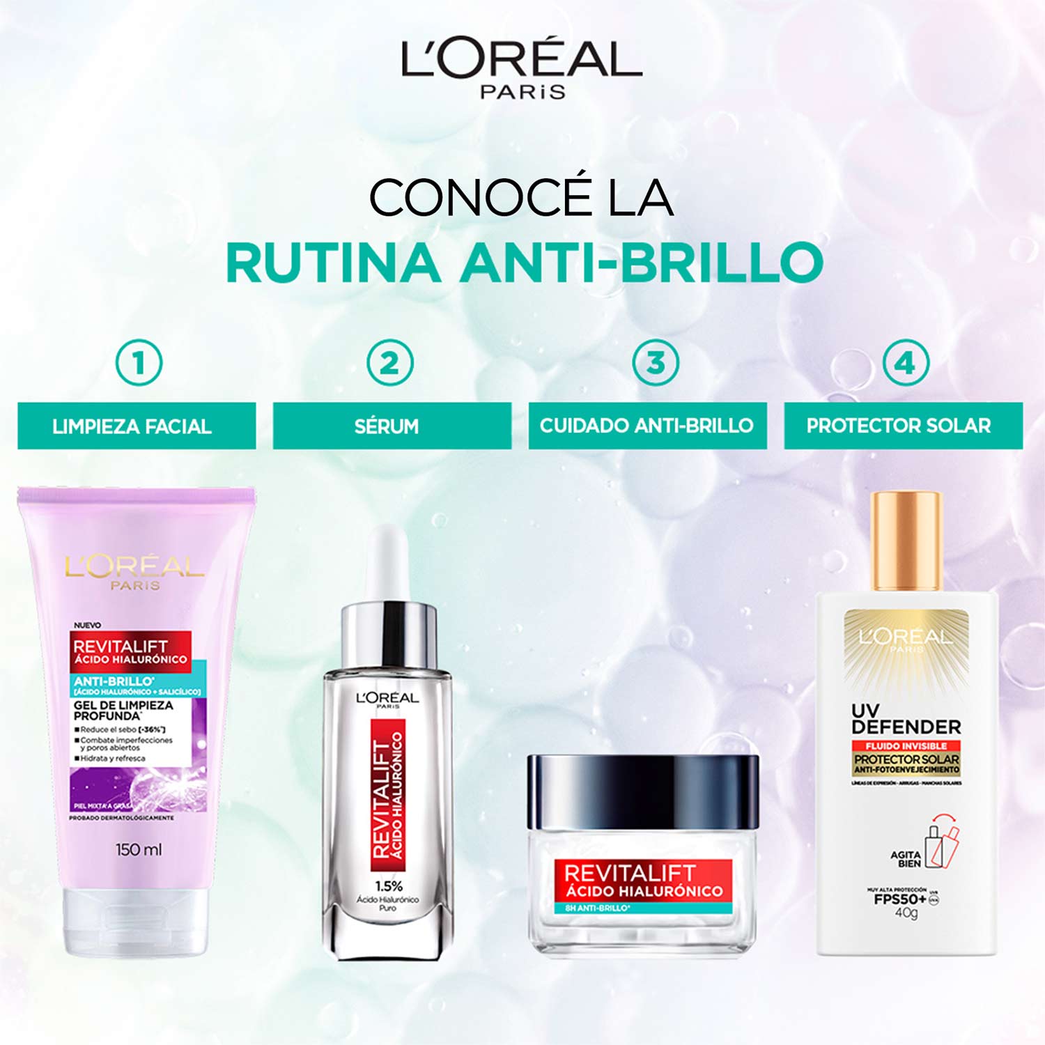 Acido Hialuronico Revitalift en gel de L´oreal Paris