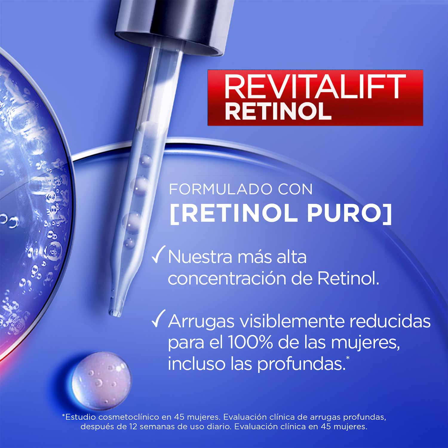 Revitalift Sérum Retinol Puro | Antiedad y Renovación