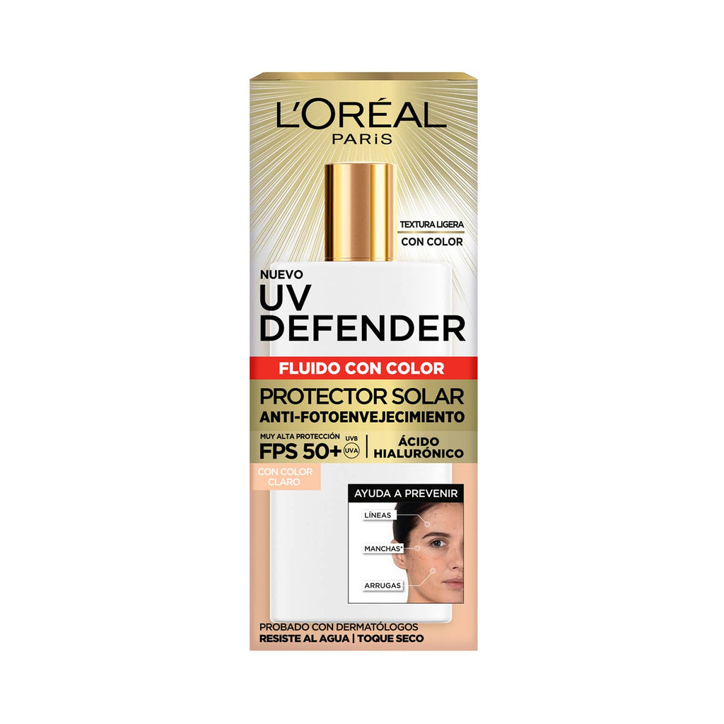 UV Defender Fluido Claro FPS50+ L’Oréal Paris