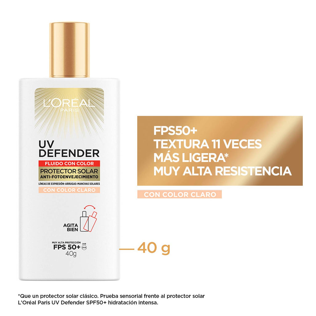 UV Defender Fluido Claro FPS50+ L’Oréal Paris