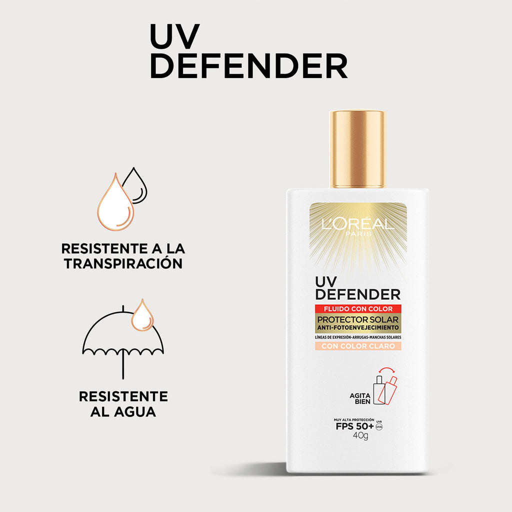 UV Defender Fluido Claro FPS50+ L’Oréal Paris