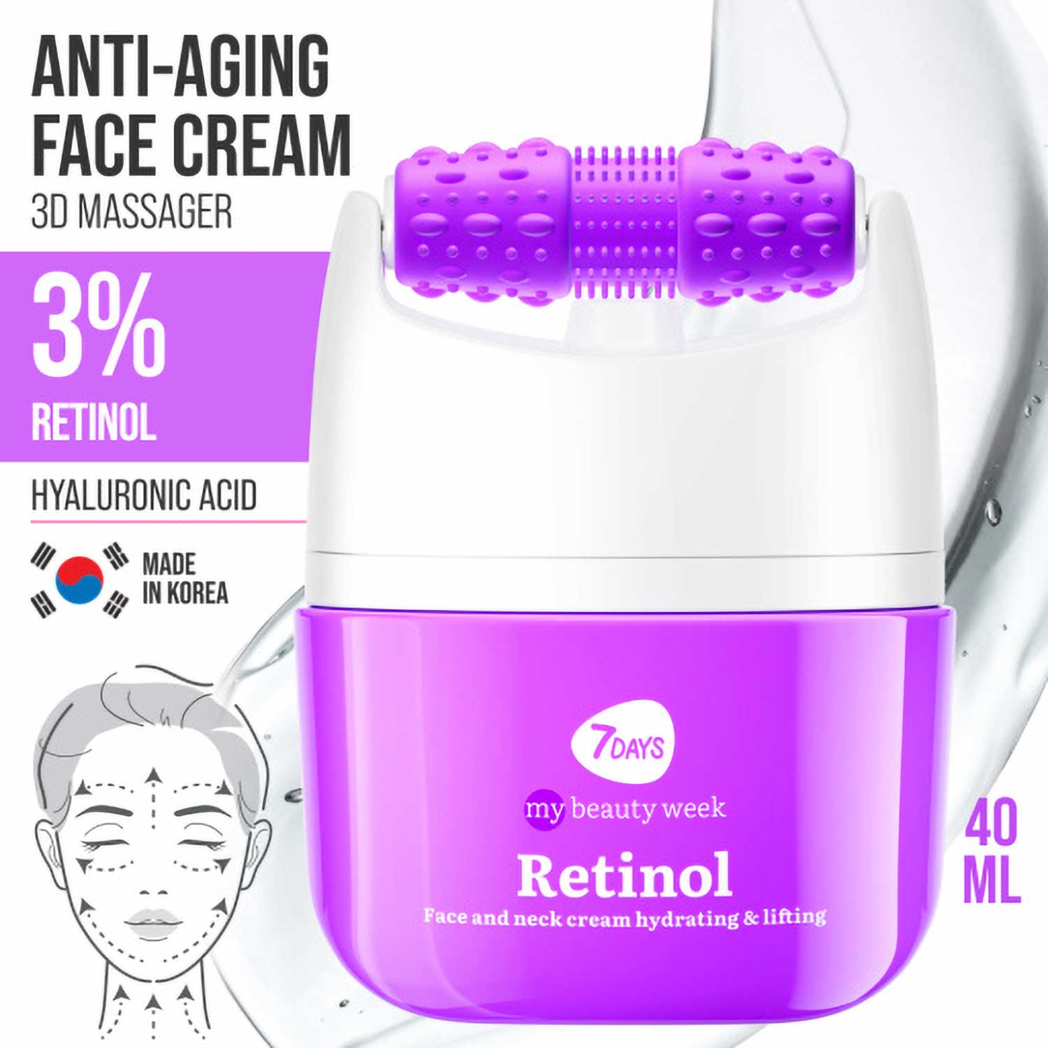 7DAYS MY BEAUTY WEEK CREAM 40 ML HYDRATING &amp; LIFTING RETINOL
