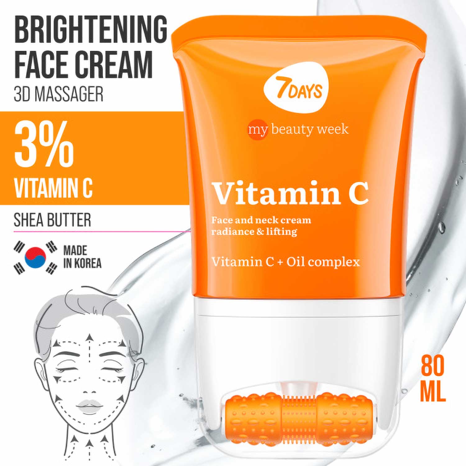 7DAYS MY BEAUTY WEEK CREAM 80 ML RADIANCE &amp; LIFTING VITAMIN C