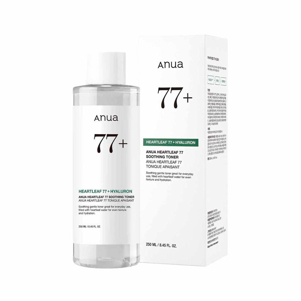 ANUA HEARTLEAF 77 + HYALURON SOOTHING TONER
