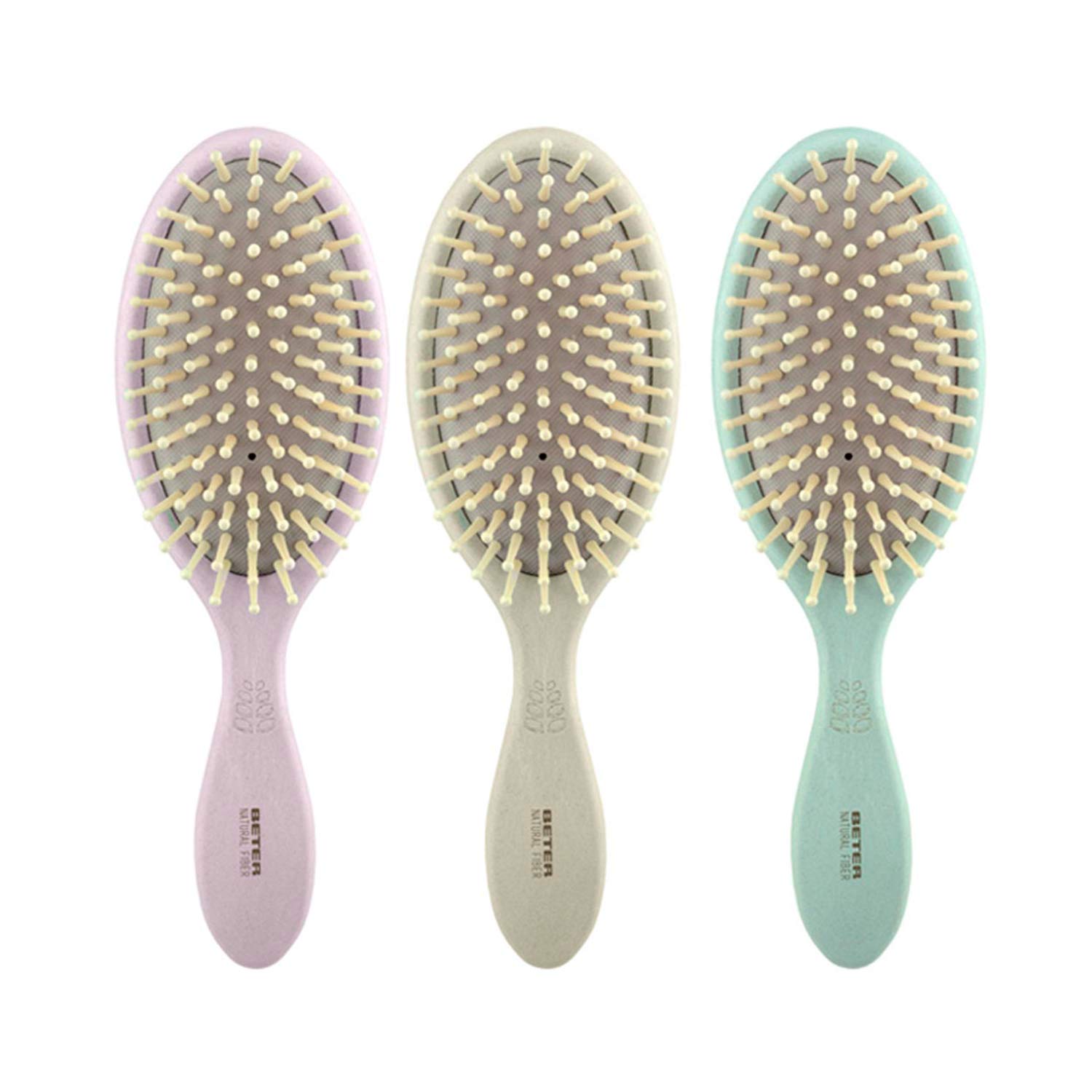 NATURAL FIBER CEPILLO NEUMÁTICO PÚAS DE