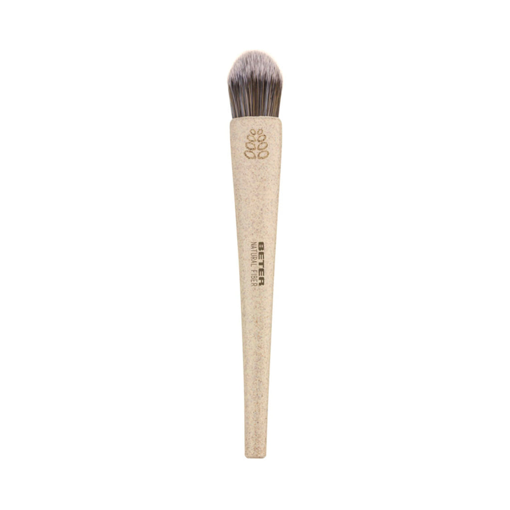 NATURAL FIBER BROCHA MAQUILLAJE FLUIDO PELO SINTETICO