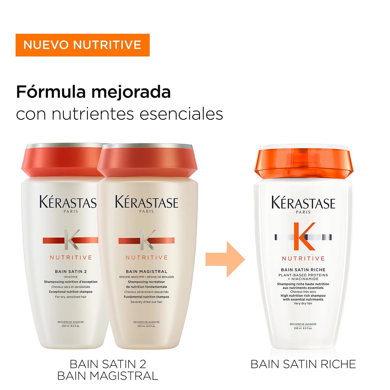 NUTRITIVE SHAMPOO BAIN SATIN RICHE