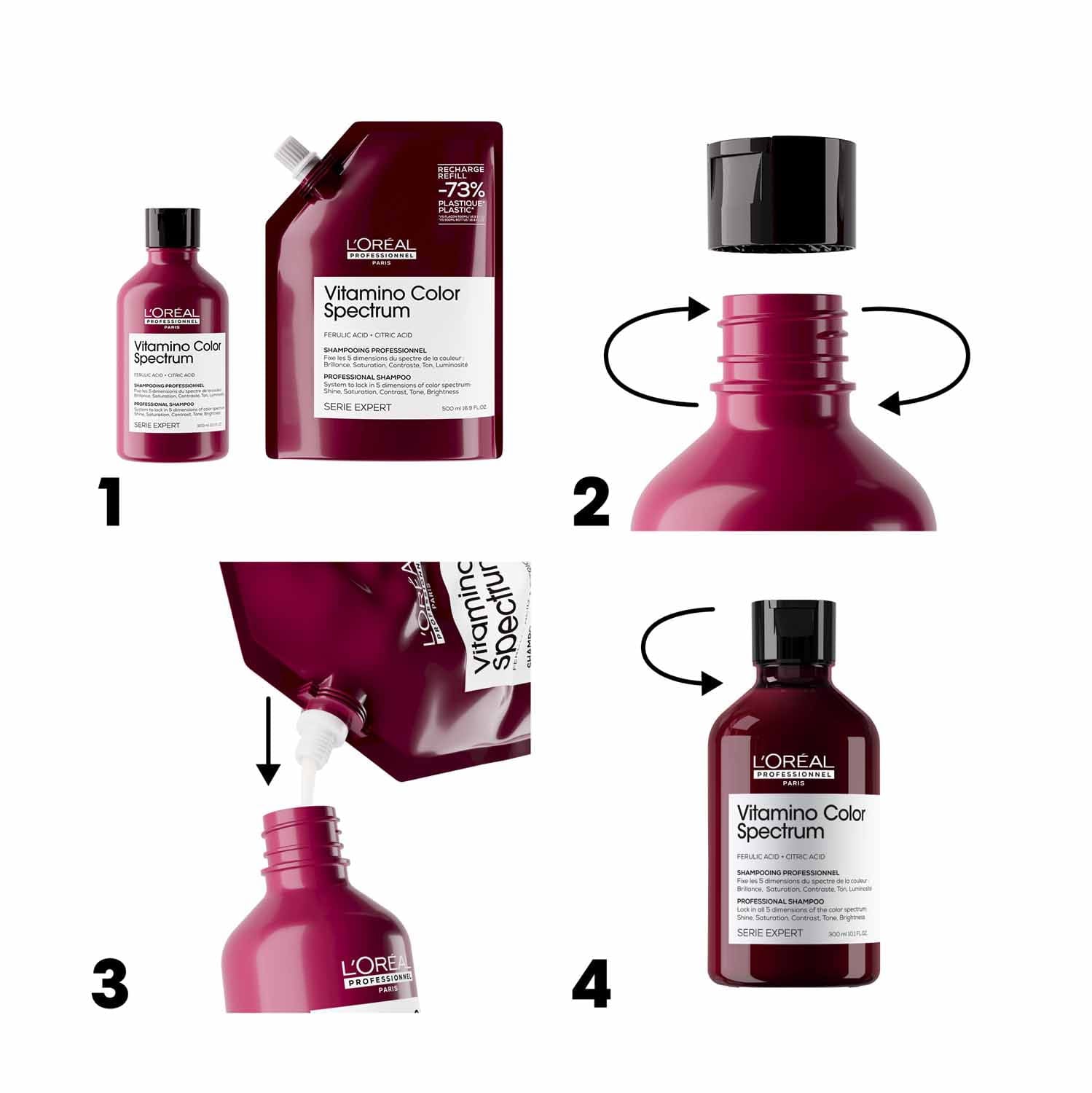 VITAMINO COLOR SPECTRUM SHAMPOO REFILL