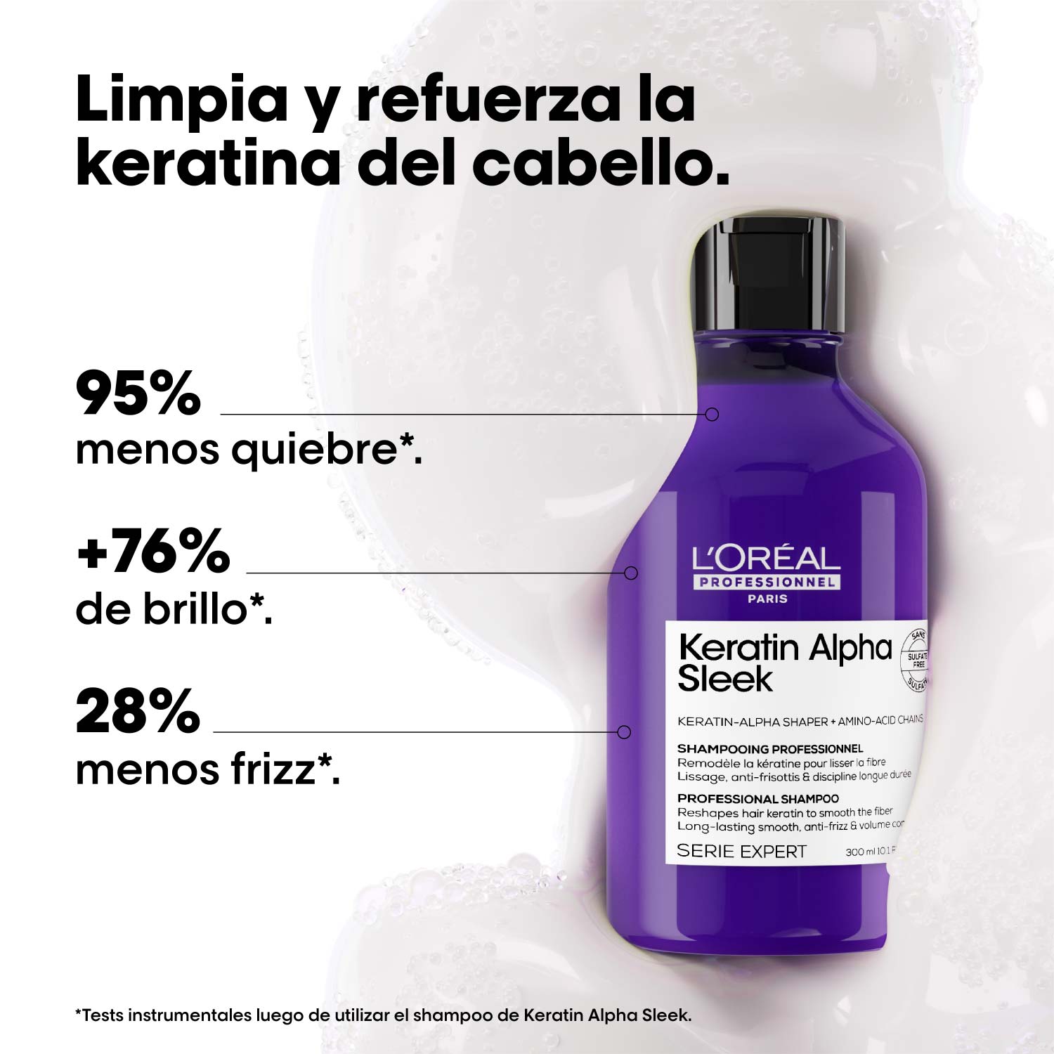 KERATIN ALPHA SLEEK SHAMPOO